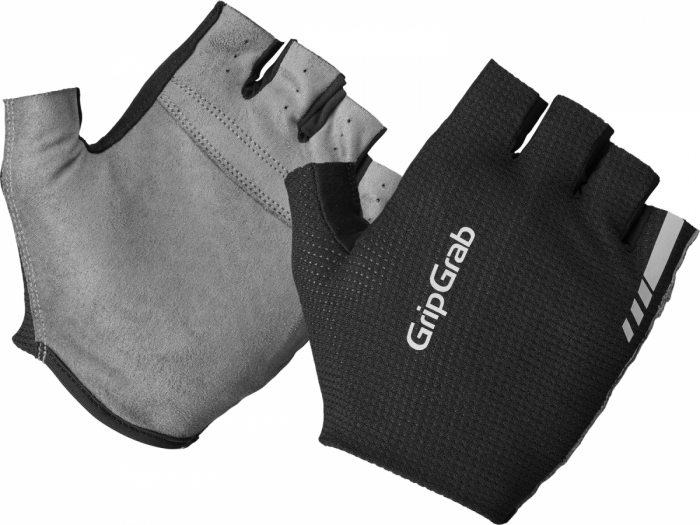 Rękawiczki rowerowe krótkie GripGrab PACR InsideGrip, czarne, XL