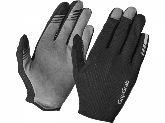 Rękawiczki rowerowe GripGrab PACR InsideGrip czarne, M