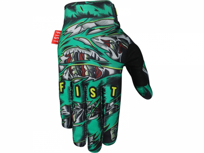 Rękawiczki rowerowe FIST Strapped Sandman L, zielone