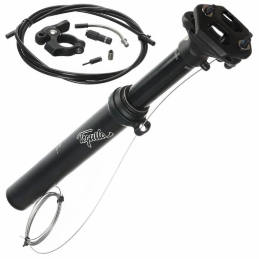 Wspornik siodła Zoom SPD-801E Alu 31,6x345mm 80mm czarny mat