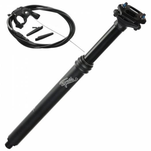 Wspornik siodła Zoom SPD-801N Alu 30,9x410mm 100mm czarny mat