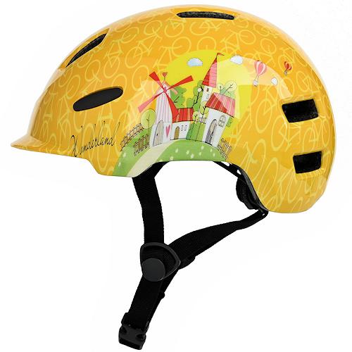 Kask rowerowy dziecięcy Prox EG żółty M (48-54 cm)