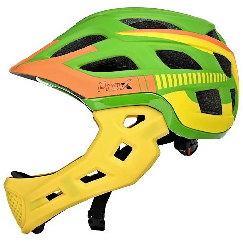 Kask rowerowy dziecięcy Prox Veap zielony M 51-56 cm