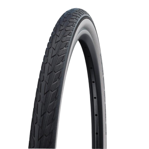 Opona rowerowa Schwalbe Road Cruiser 27.5x1.4 Biały Bok