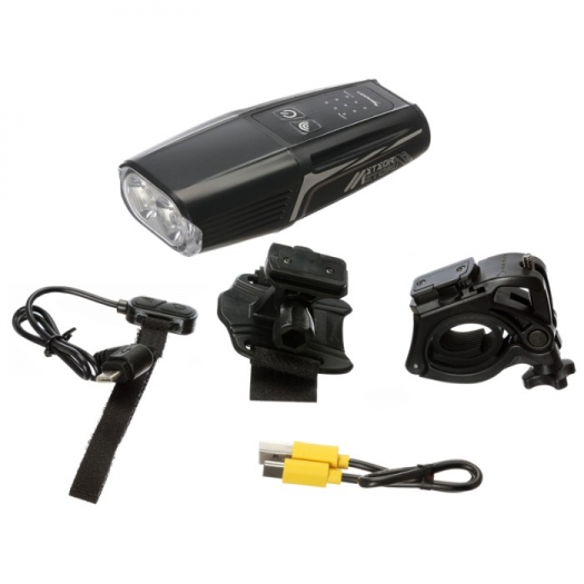 Lampka rowerowa przednia Meteor Storm USB
