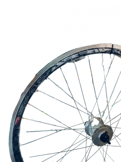 Koło rowerowe przednie 28 Prądnica 3W stożek