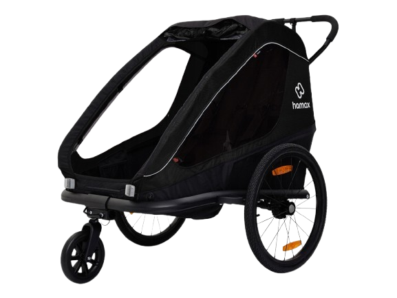 Przyczepka rowerowa TRAVELLER TWIN czarna