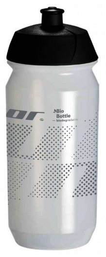 Bidon rowerowy Author Shiva BIO X25 przezroczysto-srebrny 500ml