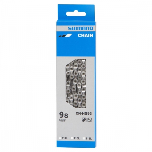 Łańcuch rowerowy Shimano HG93 114og 9-rz