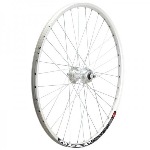 Koło rowerowe przednie 26 JOYSTAR-MT16F MTB srebrne