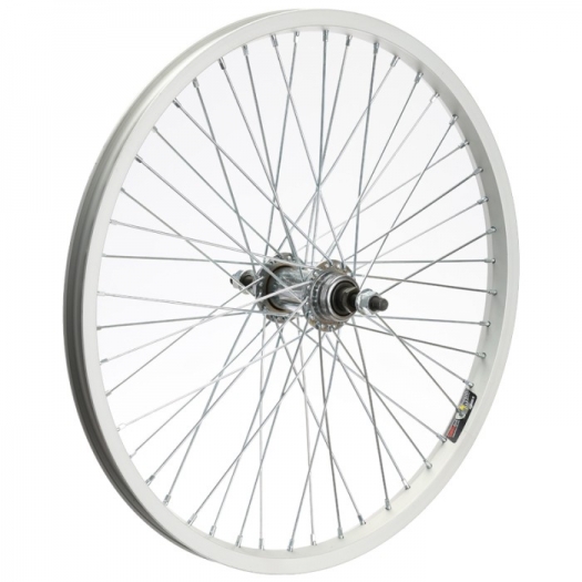 Koło rowerowe tylne 20 BMX01 3/8 48H srebrne