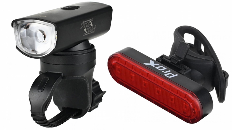 Zestaw lampek rowerowych Prox ENIF 350/10lm USB-C