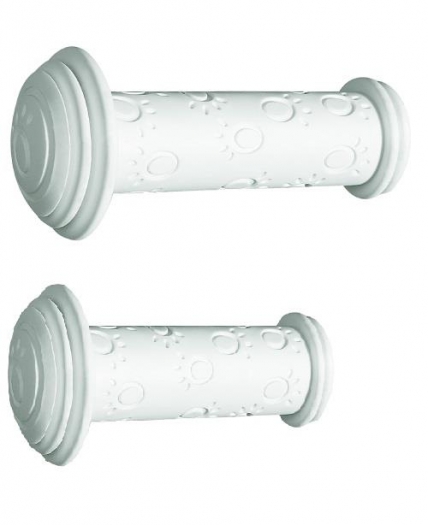 Chwyty rowerowe dziecięce Herrmans 82 95mm/70mm białe