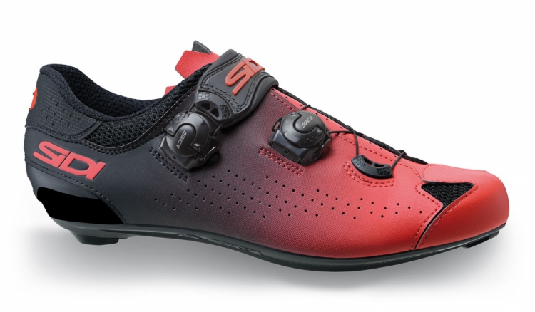 Buty szosowe SIDI Genius 10 czerwono-czarne rozm. 44,5