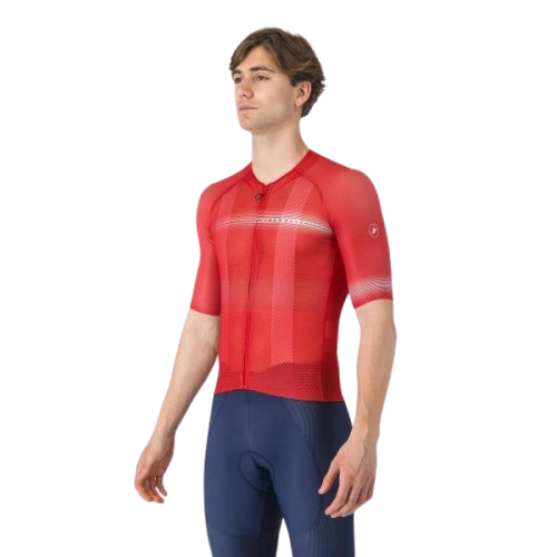 Koszulka kolarska Castelli Climber's A/C czerwona L