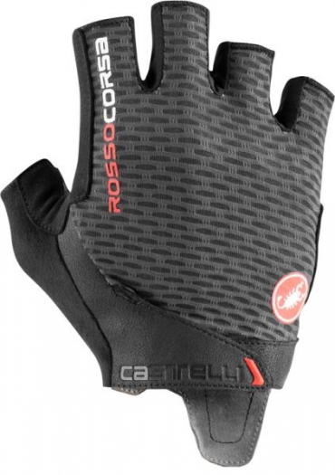 Rękawiczki kolarskie Castelli Rosso Corsa Pro V szare S