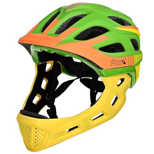 Kask rowerowy dziecięcy Prox Veap zielony M 51-56 cm