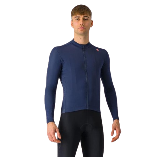 Bluza kolarska Castelli Espresso Thermal granatowa XXL