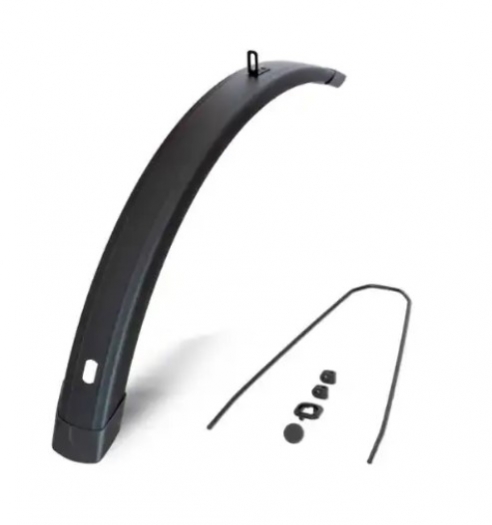 Błotnik rowerowy przedni Eurofender Tempo Square 28 cali 65mm czarny mat