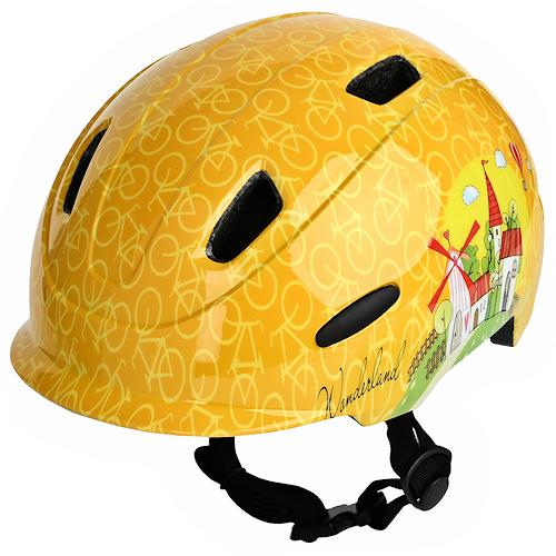 Kask rowerowy dziecięcy Prox EG żółty M (48-54 cm)