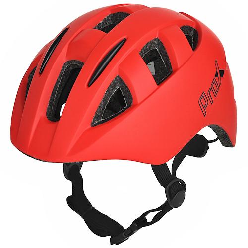 Kask rowerowy dziecięcy Prox Nat czerwony M 48-54 cm