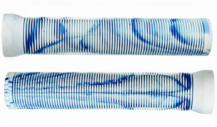 Chwyty rowerowe Prox GP-70H biało-niebieskie 165mm