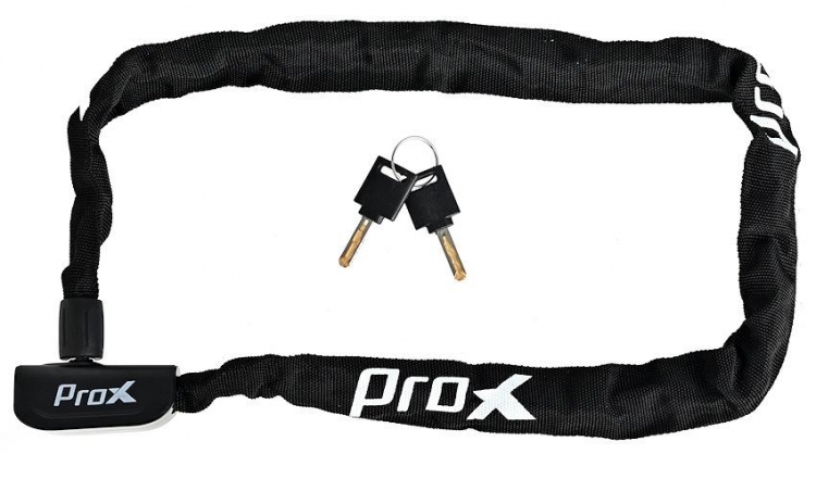 Zabezpieczenie rowerowe łańcuch Prox Armor 722, 4x1000mm kluczyk