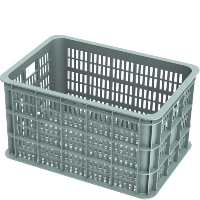 Kosz rowerowy Basil plastikowy trawa morska 50L