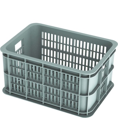Kosz rowerowy Basil plastikowy trawa morska 25L