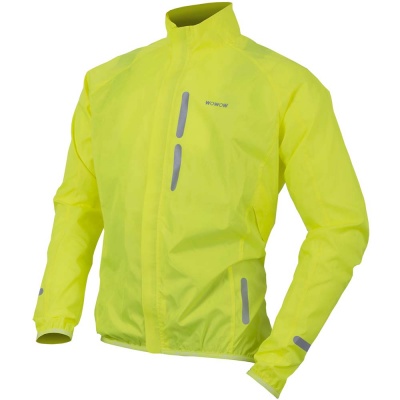 Kurtka rowerowa WOWOW Wind Jacket żółta S