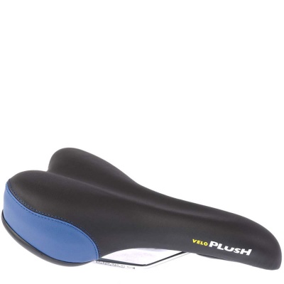 Siodełko rowerowe Velo 3011 MTB czarne/niebieskie