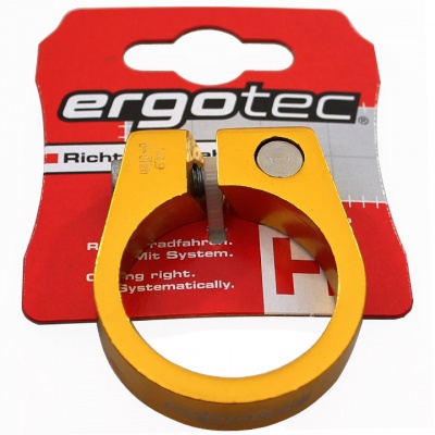 Obejma sztycy podsiodłowej Ergotec 34,9 złota