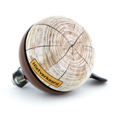 Dzwonek rowerowy ding dong 60mm drewno