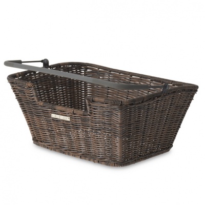 Koszyk rowerowy tylny Basil Capri Rattan brązowy