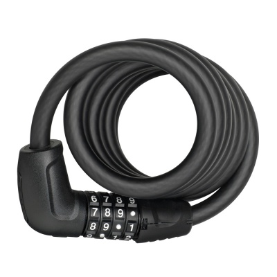 Zapięcie rowerowe Abus Tresor 6412C/180 czarne z uchwytem SCMU