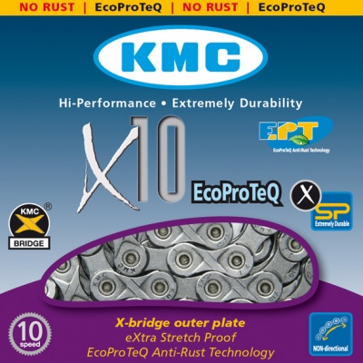Łańcuch rowerowy kmc x10 ecoproteq