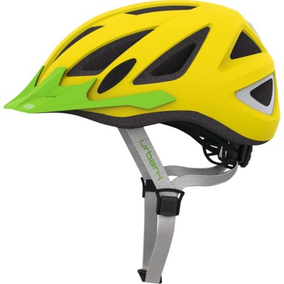 Kask rowerowy abus urban-l 2.0 neon yellow l 56-61cm