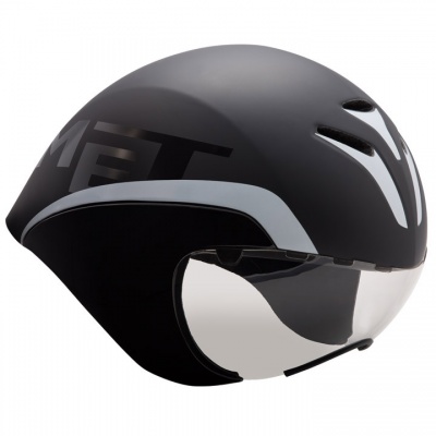 Kask rowerowy met drone l czarno/biały