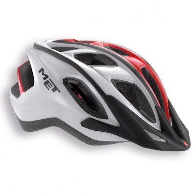 Met kask funandgo uni wt/rd