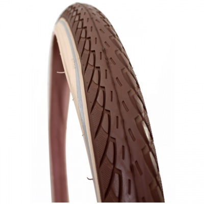 Opona rowerowa Deli 26x1.75 s-206 brąz/kremowa