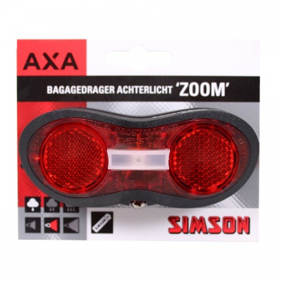 Simson  lampa tył na baterie zoom