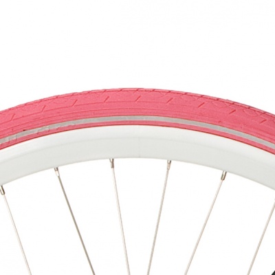 Opona rowerowa Deli 28x1.75 reflex różowa