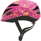 Kask rowerowy dziecięcy Abus Hubble 1.1 S 46-52 purple flower