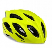 Kask rowerowy Spiuk Rhombus żółty mat S-M