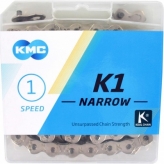 Łańcuch rowerowy KMC K1 Narrow Srebrny