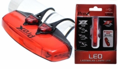 Lampa tył Prox Leo r LED cob czerwona 40 lm USB