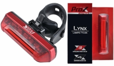 Lampka rowerowa tylna Prox Lynx cob LED USB