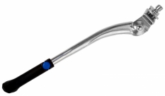 Nóżka rowerowa M-Wave 24-29 centralna srebrna