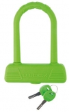 Zapięcie rowerowe M-Wave  U-Lock B189 silikon zielone