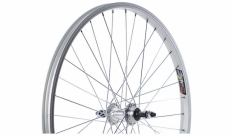 Koło rowerowe tylne 24" atb  srebrne